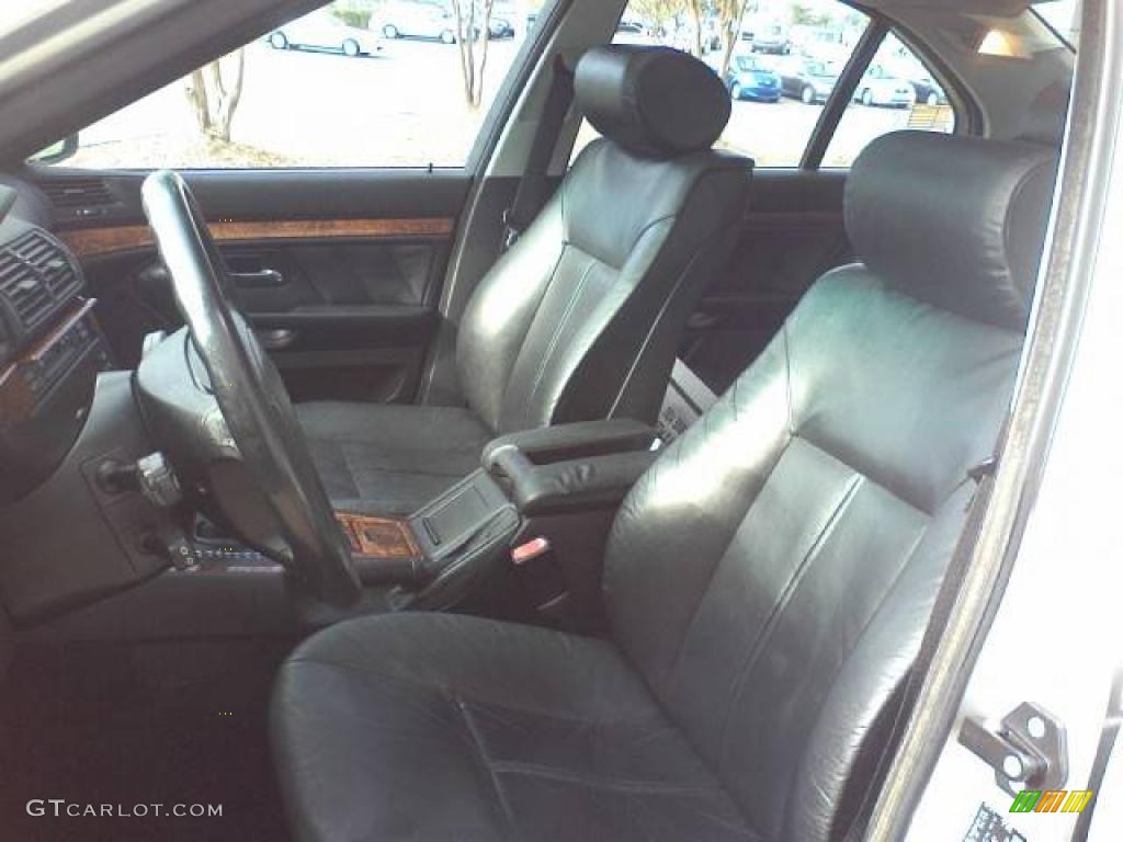 Black Interior 1999 BMW 5 Series 528i Sedan Photo #41417899