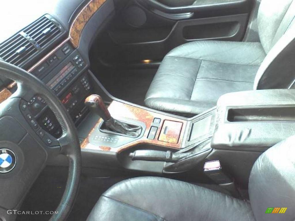 Black Interior 1999 BMW 5 Series 528i Sedan Photo #41418019