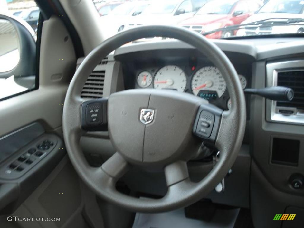 2008 Ram 1500 Big Horn Edition Quad Cab - Sunburst Orange Pearl / Khaki photo #24