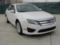 2011 White Platinum Tri-Coat Ford Fusion SE  photo #1