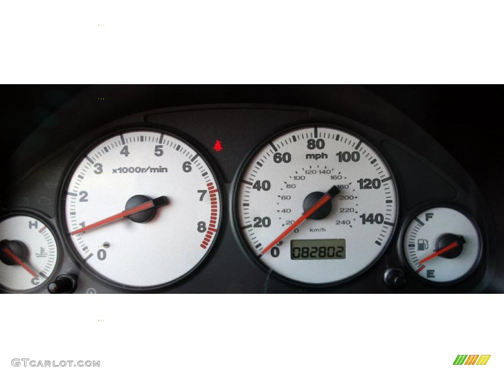 2002 Honda Civic EX Sedan Gauges Photo #41421427