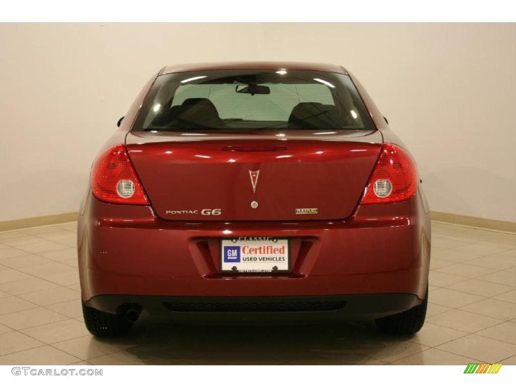 2010 G6 Sedan - Performance Red Metallic / Ebony photo #6