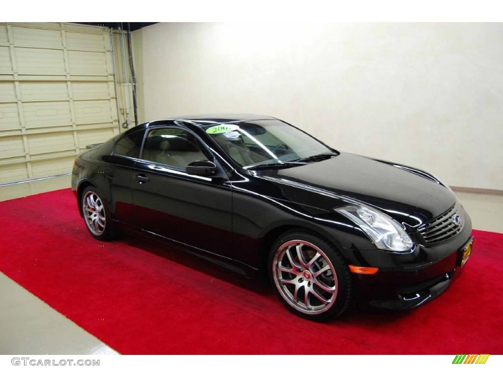 Black Obsidian 2007 Infiniti G 35 Coupe Exterior Photo #41424407