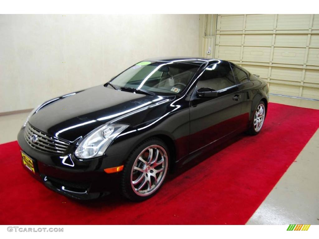 Black Obsidian 2007 Infiniti G 35 Coupe Exterior Photo #41424439