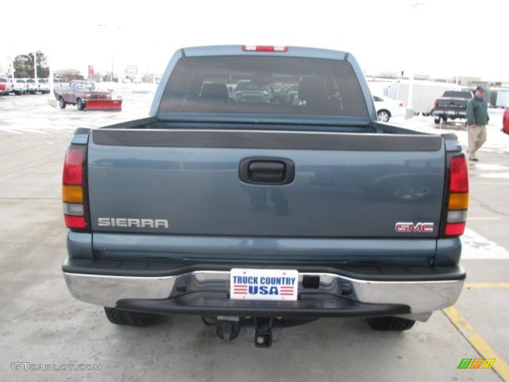 2006 Sierra 1500 SLT Crew Cab 4x4 - Stealth Gray Metallic / Pewter photo #15