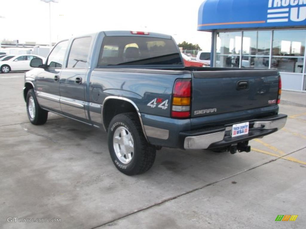 2006 Sierra 1500 SLT Crew Cab 4x4 - Stealth Gray Metallic / Pewter photo #19