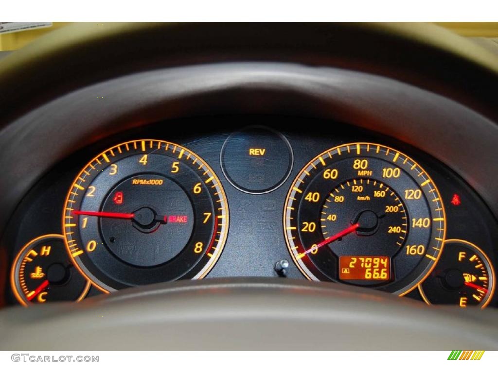 2007 Infiniti G 35 Coupe Gauges Photo #41424759