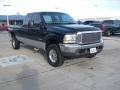 2004 Black Ford F350 Super Duty XLT SuperCab 4x4  photo #2