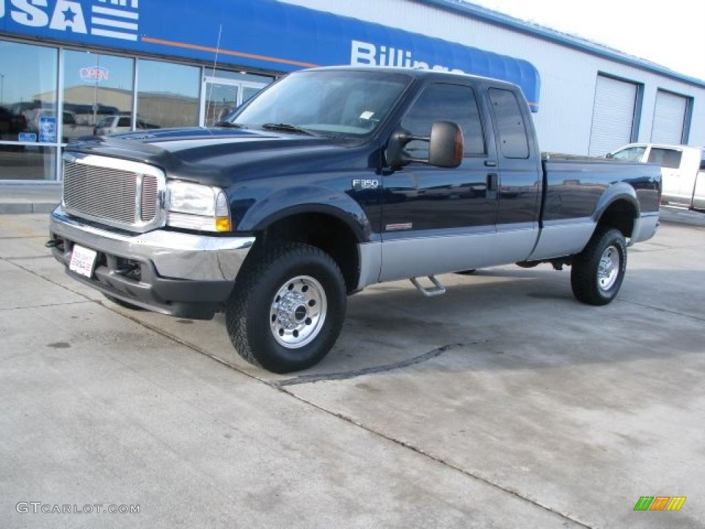 Black 2004 Ford F350 Super Duty XLT SuperCab 4x4 Exterior Photo #41425643