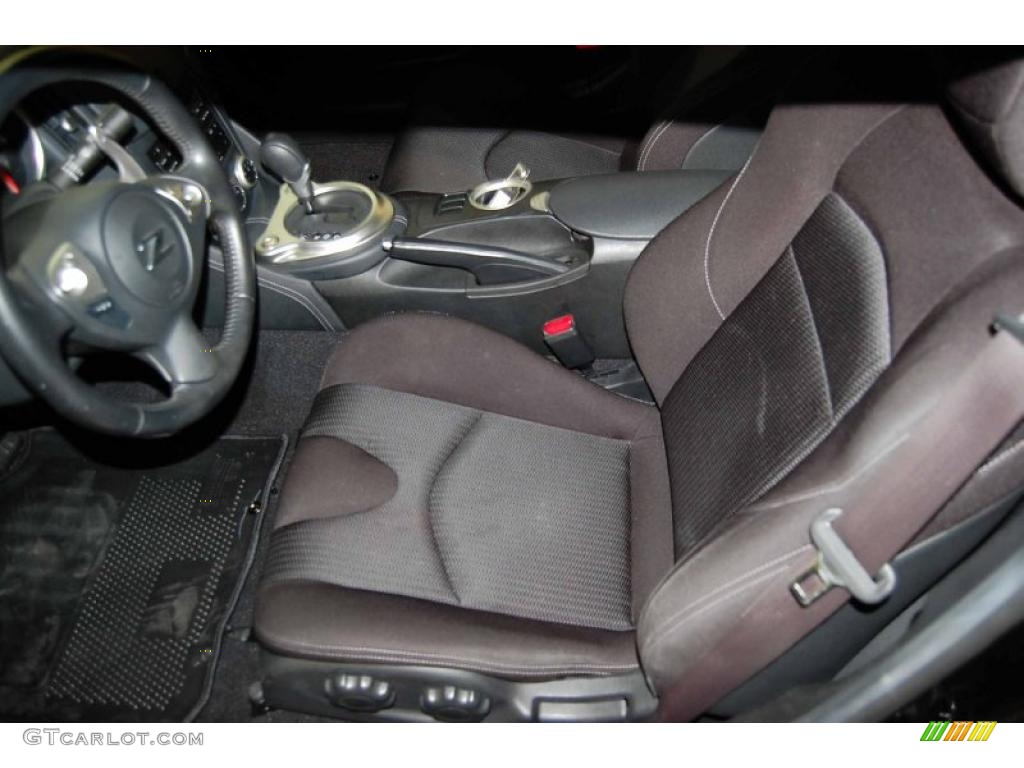 2010 370Z Sport Coupe - Magnetic Black / Gray Leather photo #10
