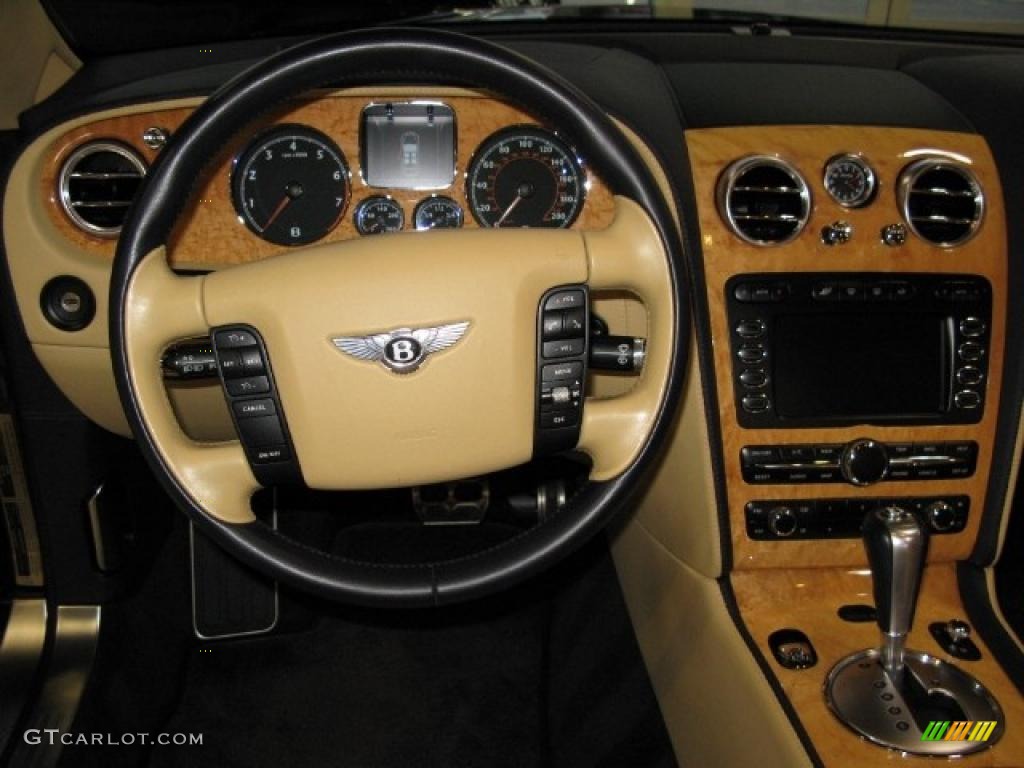 2007 Bentley Continental GTC Standard Continental GTC Model Saffron Dashboard Photo #41426599