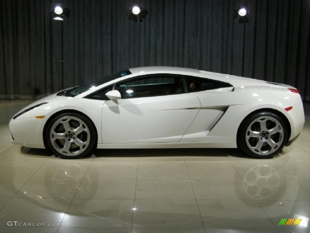 Bianco Cygnus 2006 Lamborghini Gallardo Coupe Exterior Photo #41427191
