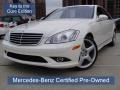 2009 designo Mystic White Mercedes-Benz S 550 4Matic Sedan  photo #1