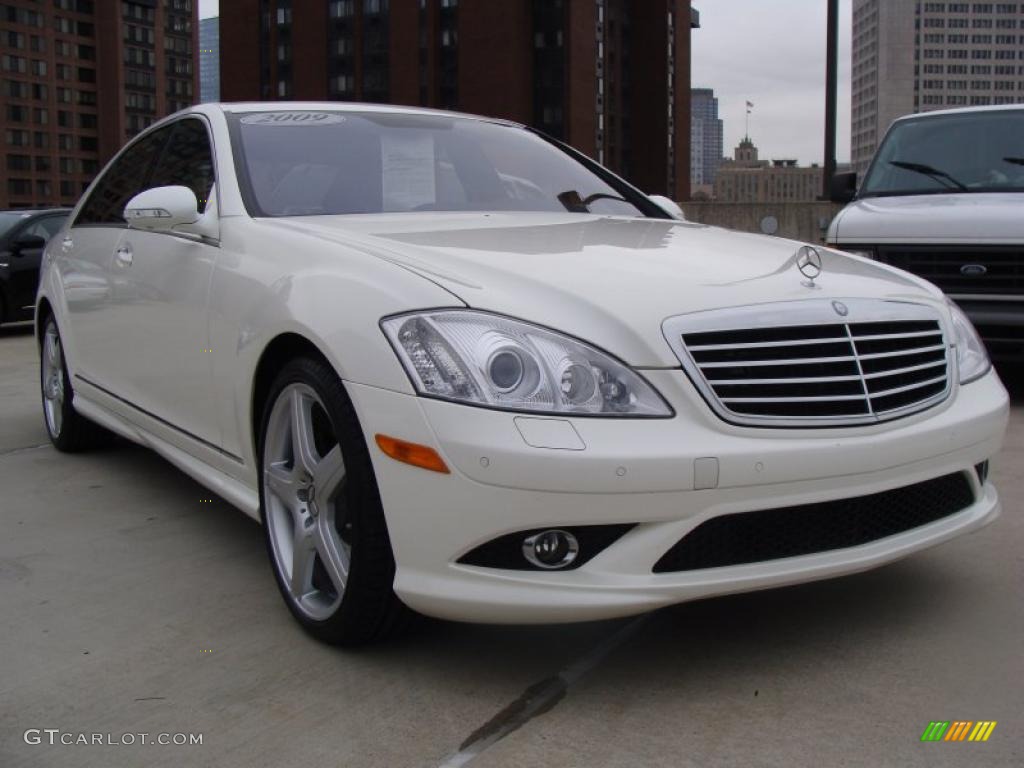 2009 S 550 4Matic Sedan - designo Mystic White / Oyster photo #3