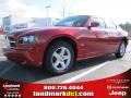 2010 Inferno Red Crystal Pearl Dodge Charger 3.5L  photo #1