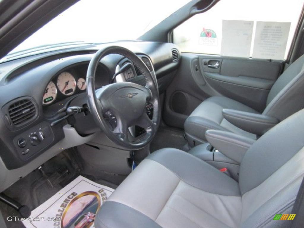 Medium Slate Gray Interior 2004 Chrysler Town & Country Touring Photo #41428211