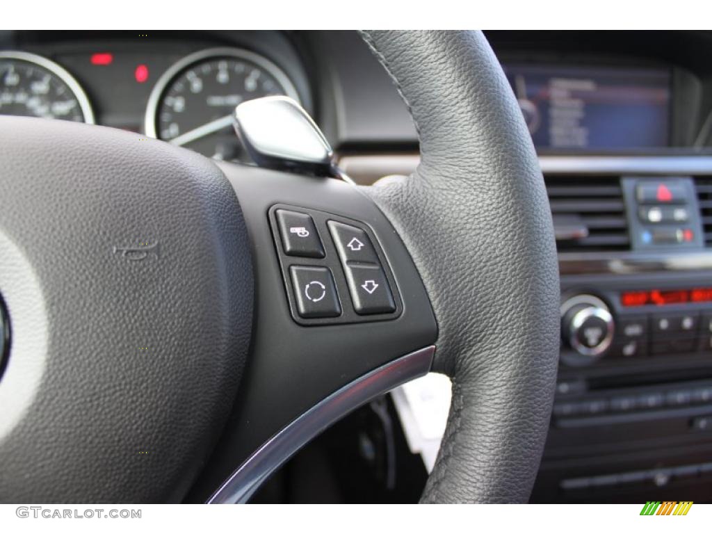 2010 3 Series 335i xDrive Coupe - Jet Black / Coral Red/Black Dakota Leather photo #24