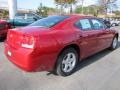 2010 Inferno Red Crystal Pearl Dodge Charger 3.5L  photo #3