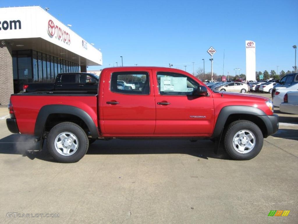 Barcelona Red Metallic 2011 Toyota Tacoma V6 Double Cab 4x4 Exterior Photo #41428651