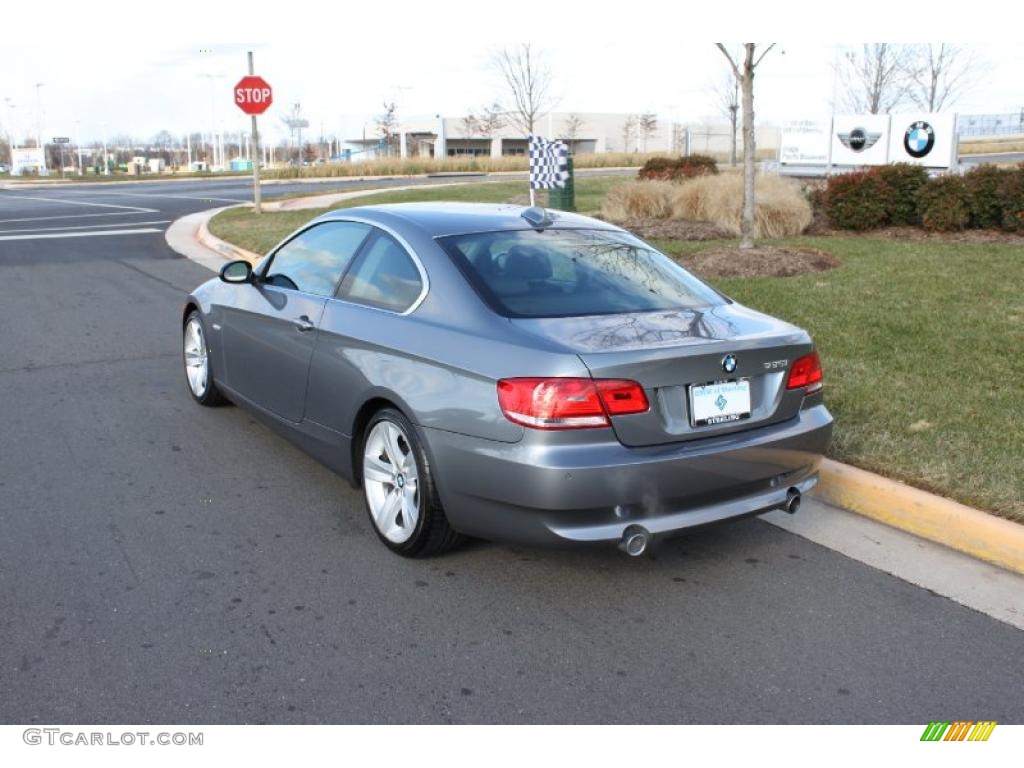 2008 3 Series 335i Coupe - Space Grey Metallic / Black photo #4