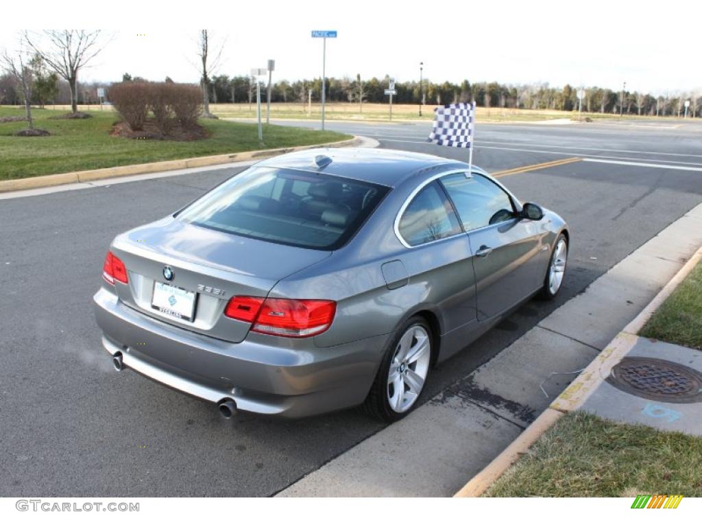 2008 3 Series 335i Coupe - Space Grey Metallic / Black photo #6