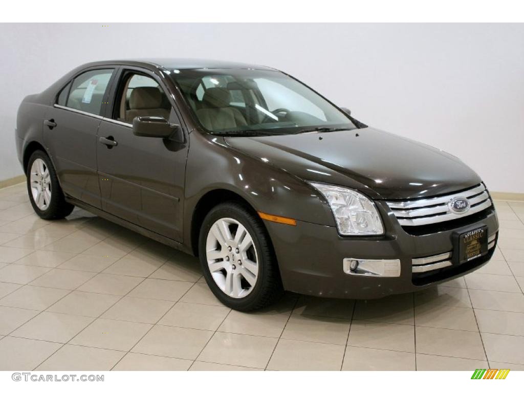 2006 Fusion SEL V6 - Charcoal Beige Metallic / Medium Light Stone photo #1