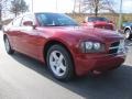 2010 Inferno Red Crystal Pearl Dodge Charger SE  photo #4