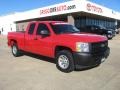 2008 Victory Red Chevrolet Silverado 1500 Work Truck Extended Cab  photo #1