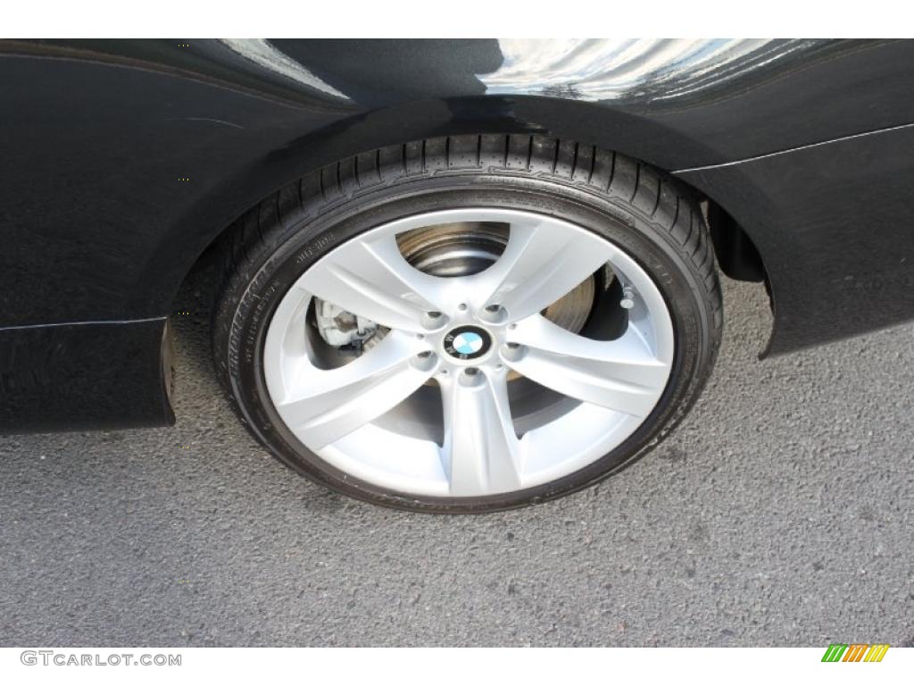 2008 3 Series 335xi Coupe - Jet Black / Oyster photo #11