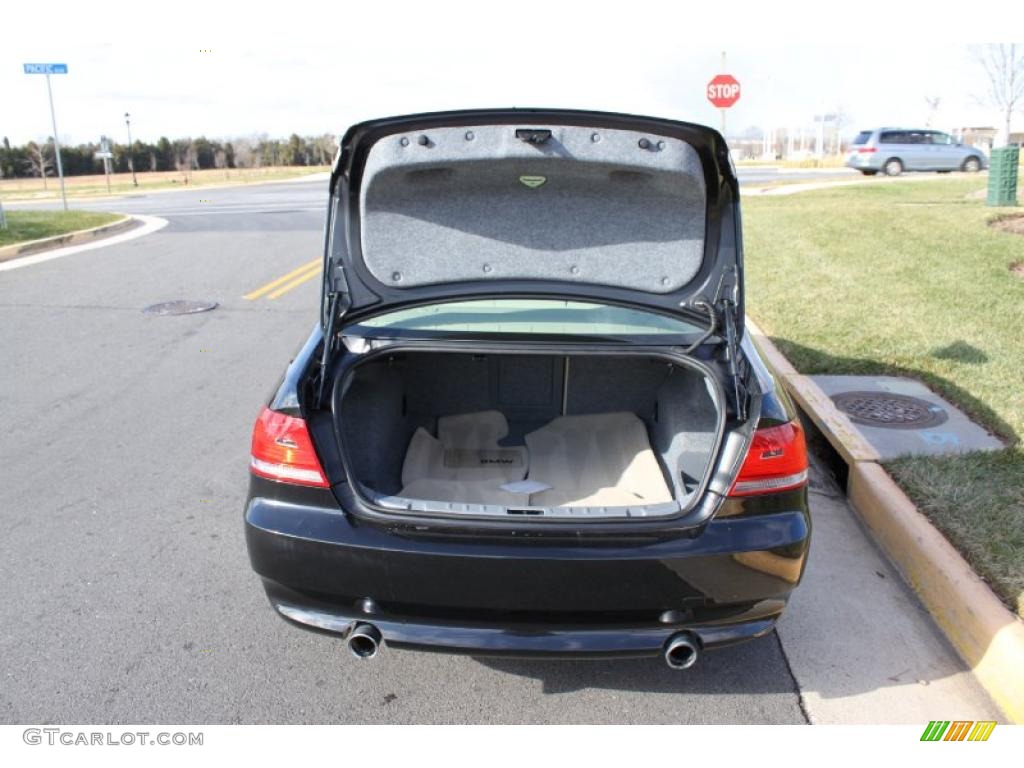 2008 3 Series 335xi Coupe - Jet Black / Oyster photo #16