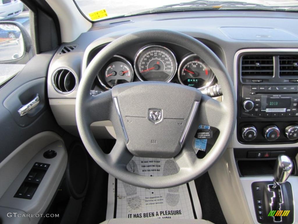 2011 Dodge Caliber Mainstreet Dark Slate/Medium Graystone Steering Wheel Photo #41430295