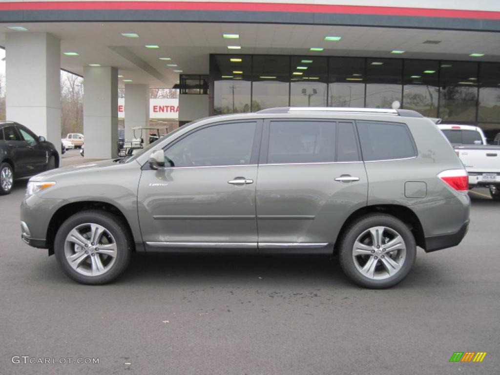 Cypress Green Pearl 2011 Toyota Highlander Limited Exterior Photo #41430547