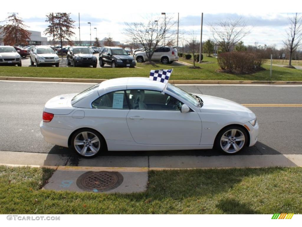 2010 3 Series 335i Convertible - Alpine White / Beige photo #7