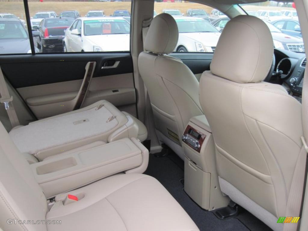 Sand Beige Interior 2011 Toyota Highlander Limited Photo #41430747