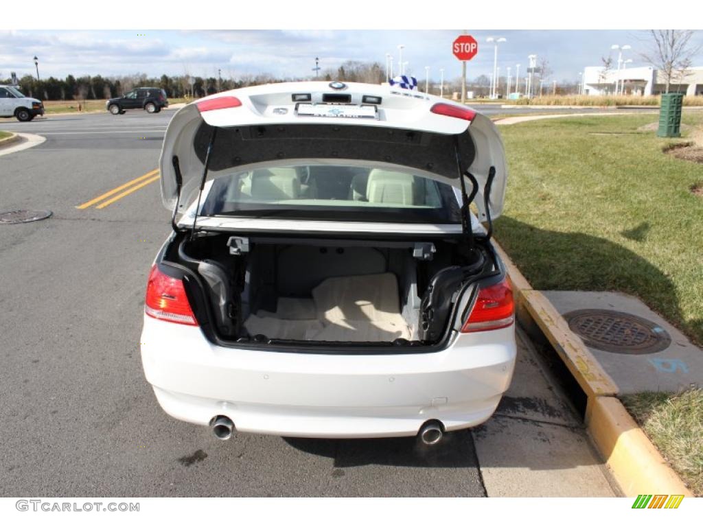 2010 3 Series 335i Convertible - Alpine White / Beige photo #15