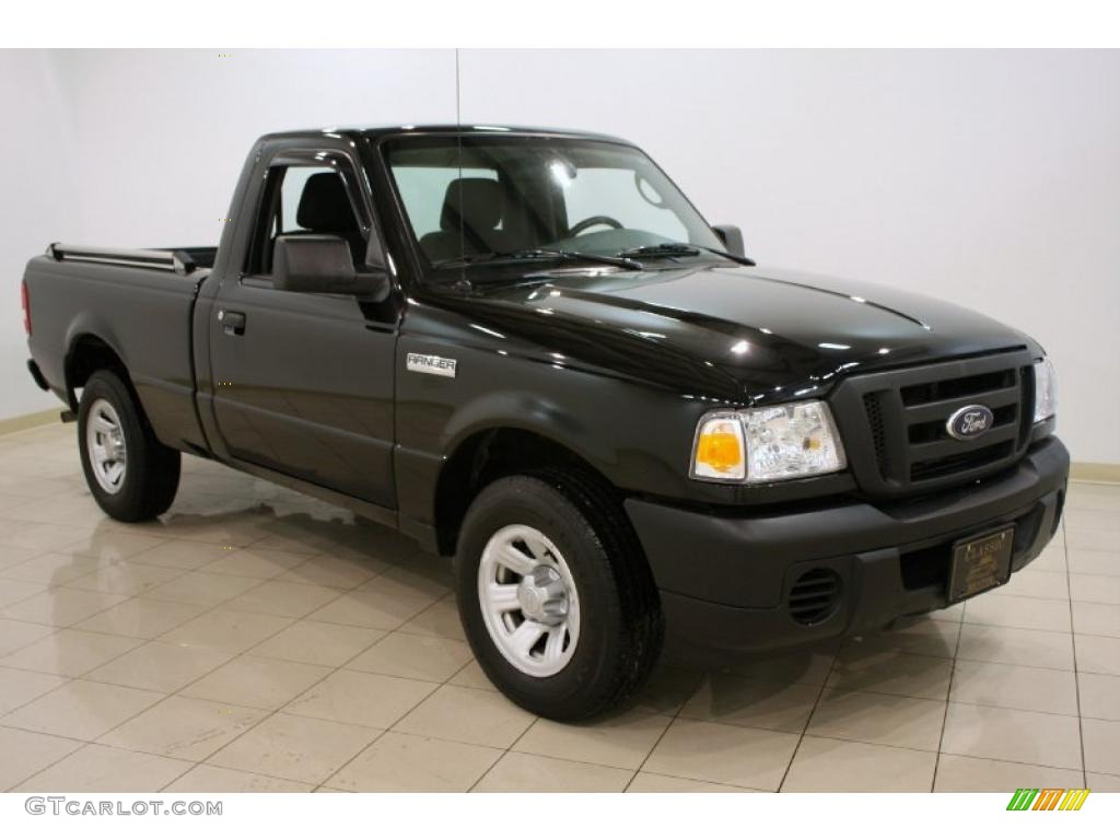 Black 2010 Ford Ranger XL Regular Cab Exterior Photo #41431383