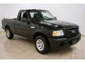 Black 2010 Ford Ranger XL Regular Cab Exterior
