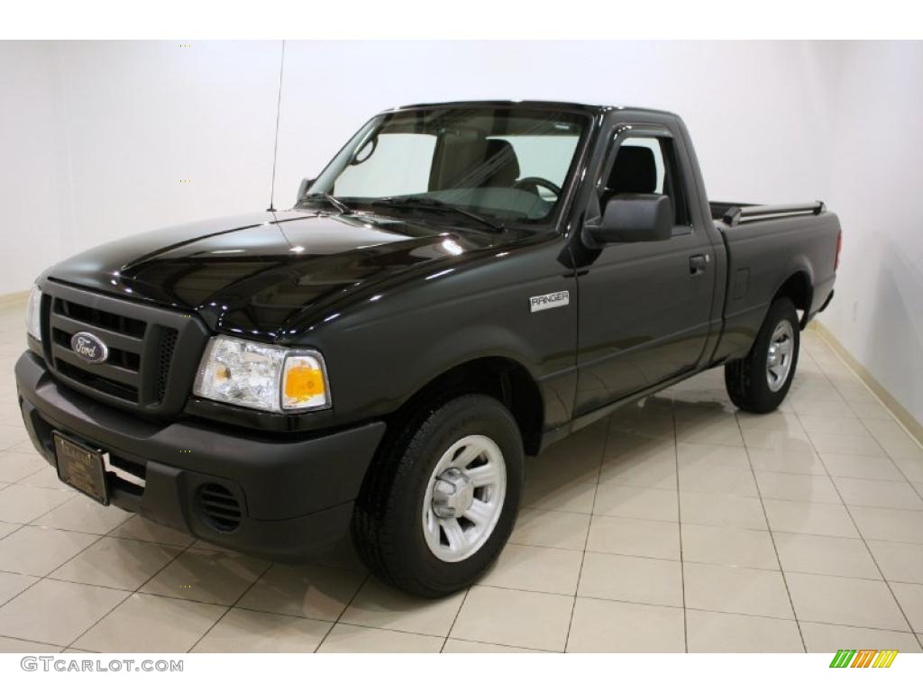 Black 2010 Ford Ranger XL Regular Cab Exterior Photo #41431415