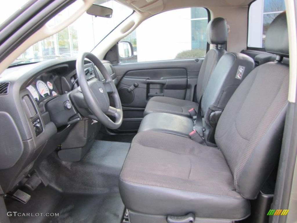 Dark Slate Gray Interior 2005 Dodge Ram 1500 ST Regular Cab Photo #41432775