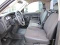 Dark Slate Gray 2005 Dodge Ram 1500 ST Regular Cab Interior Color
