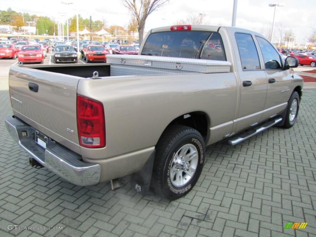 2003 Ram 1500 SLT Quad Cab - Light Almond Pearl / Dark Slate Gray photo #5