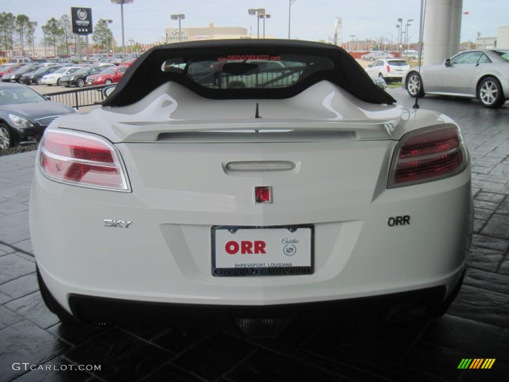 2009 Sky Roadster - Polar White / Black photo #6