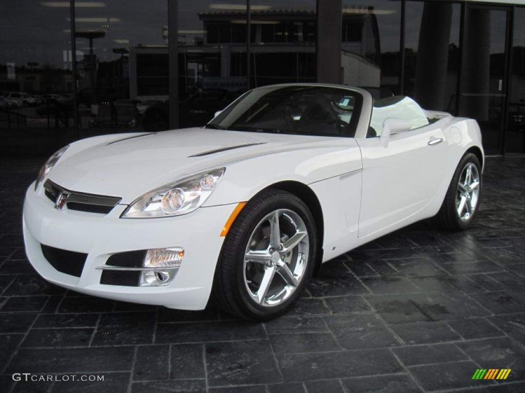 Polar White 2009 Saturn Sky Roadster Exterior Photo #41433419