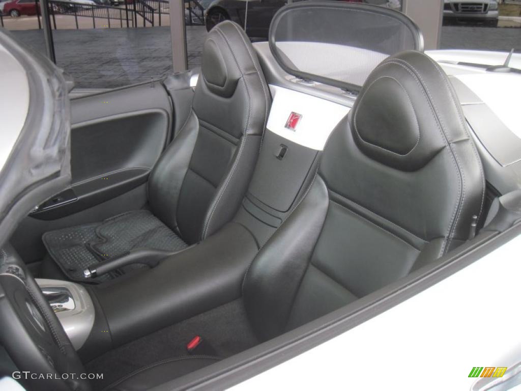 Black Interior 2009 Saturn Sky Roadster Photo #41433507