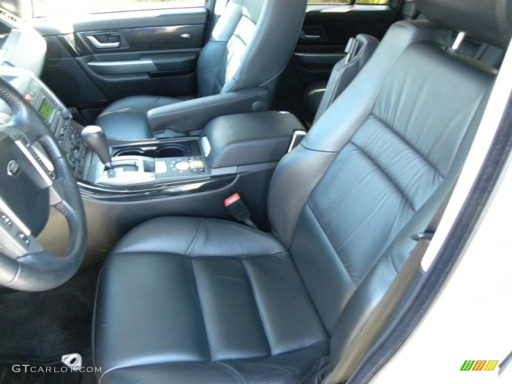 Ebony Black Interior 2007 Land Rover Range Rover Sport Supercharged Photo #41435824
