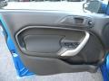 Charcoal Black/Blue Cloth Door Panel Photo for 2011 Ford Fiesta #41436151