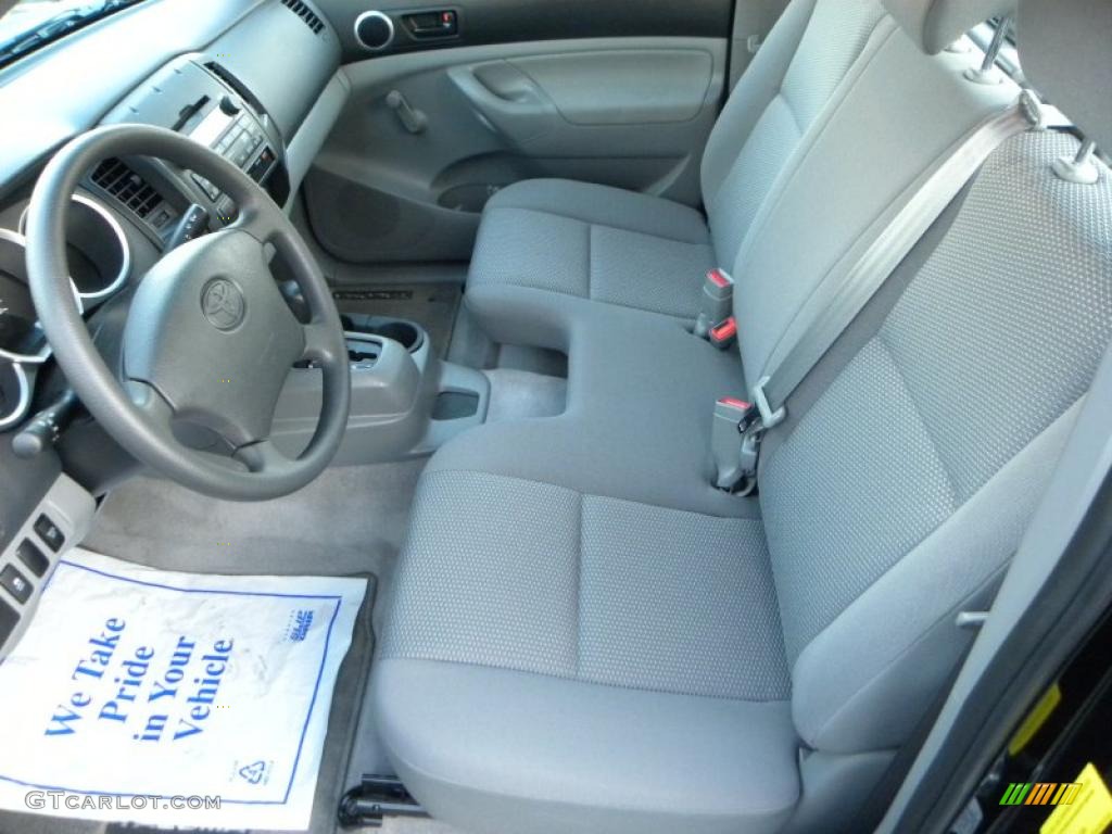 Graphite Interior 2010 Toyota Tacoma Regular Cab Photo #41436515