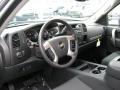 2011 Chevrolet Silverado 2500HD Ebony Interior Prime Interior Photo