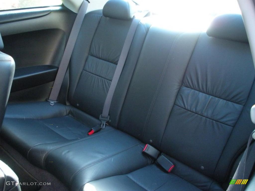 Black Interior 2005 Honda Accord EX-L Coupe Photo #41438563