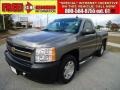 2008 Graystone Metallic Chevrolet Silverado 1500 Work Truck Regular Cab  photo #1